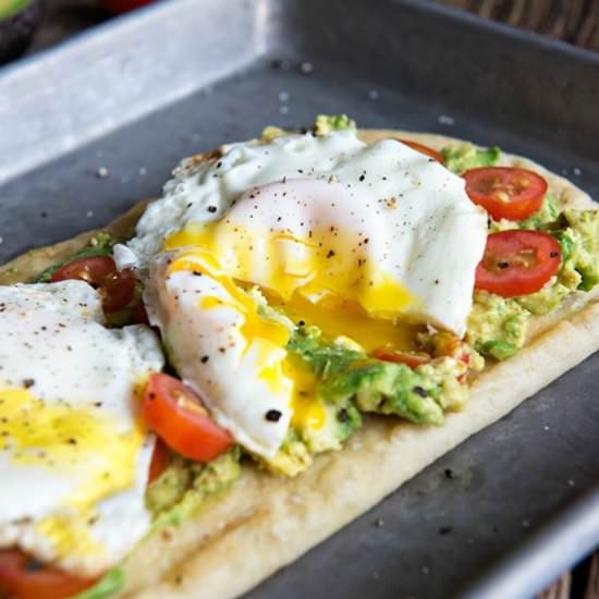 Egg and Avocado Flatbread