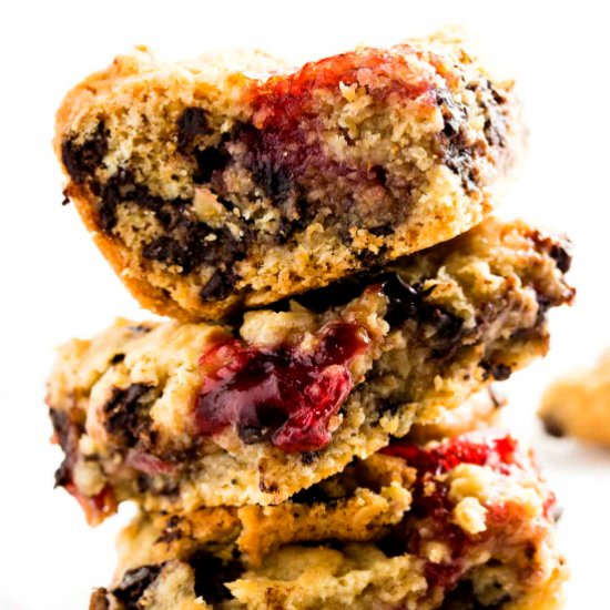 1 Bowl Raspberry Chocolate Oat Bars