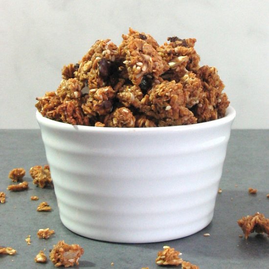 Apricot Gingerbread Granola