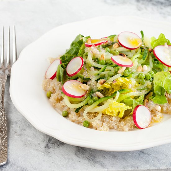 Quinoa Zucchini Radish Salad