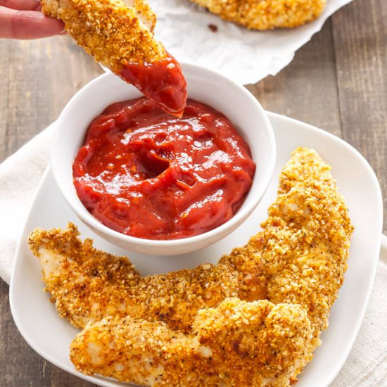 Almond Crusted Chicken Tenders