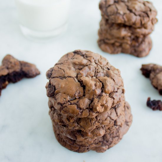 Loaded Chocolate Brownie Cookies