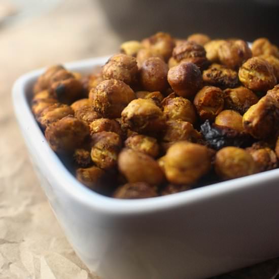 Cast Iron Crunchy Chickpeas