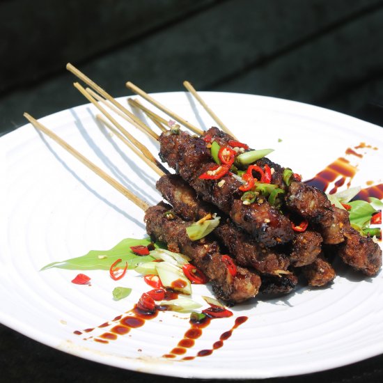 Beef Tenderloin Tamarind Satay