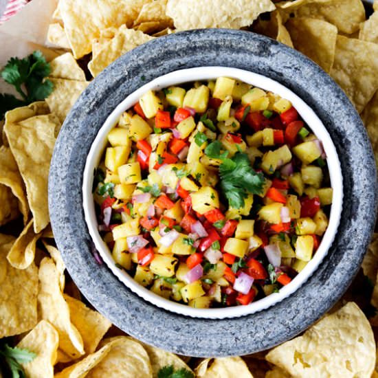 Grilled Pineapple Salsa