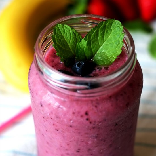 Strawberry Blueberry Smoothie