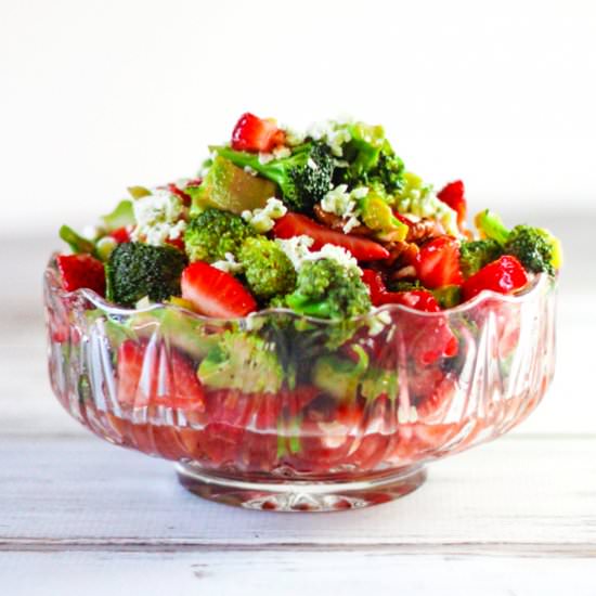 Strawberry and Broccoli Salad