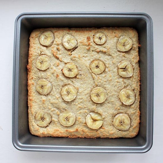 Banana and Coconut Breakfast Cake