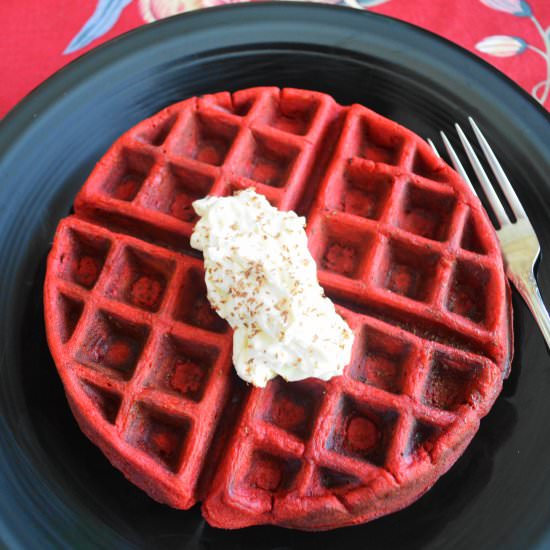 Red Velvet Waffles