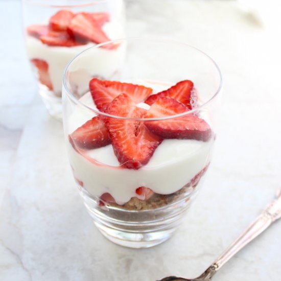 Strawberry Shortcake Parfaits