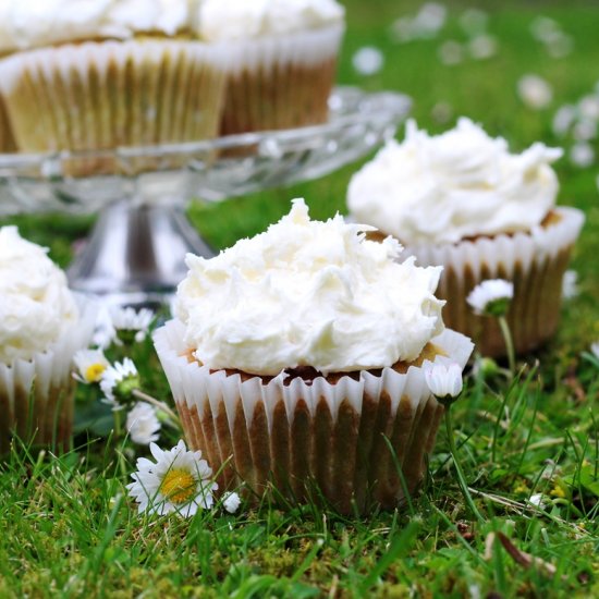 GF Courgette and Coconut Cupcakes