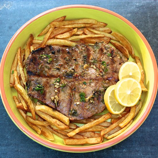 Garlic and Herb Grilled Steak