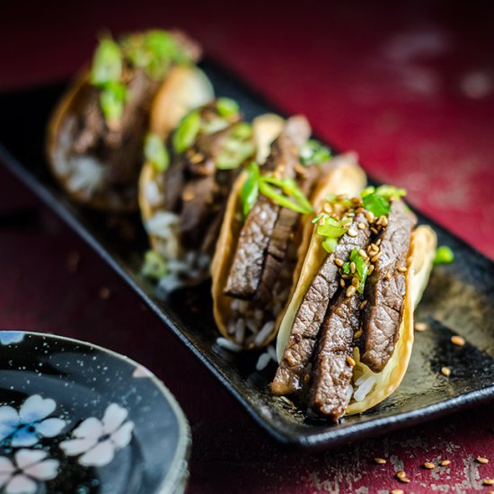 Beef Teriyaki Tacos