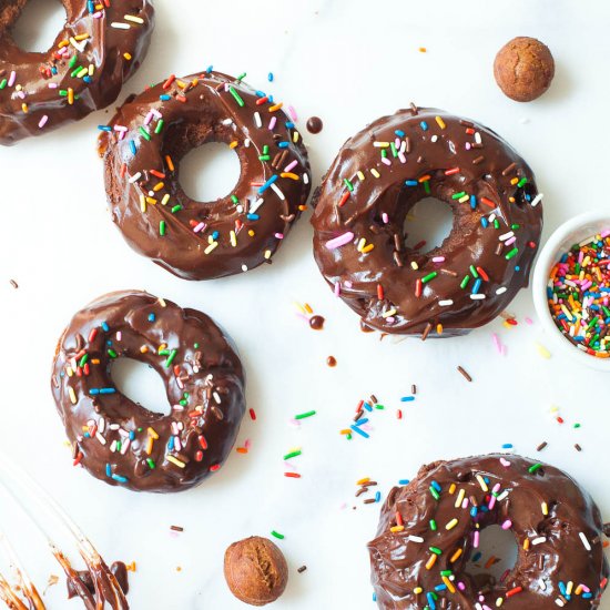 Devil’s Food Cake Donuts