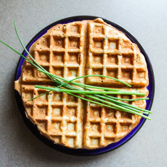 Anna’s Waffles with Chives