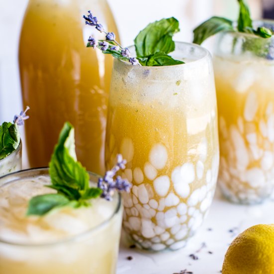 Lavender Basil Lemonade