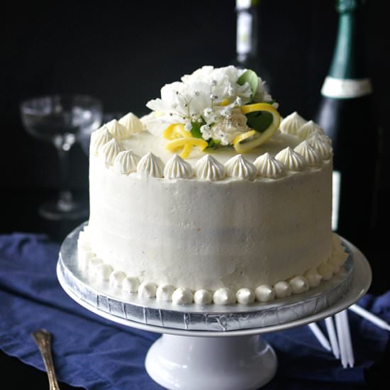 Elderflower and Lemon Layer Cake