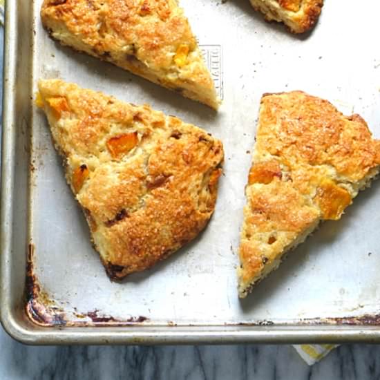 Peach Praline Scones