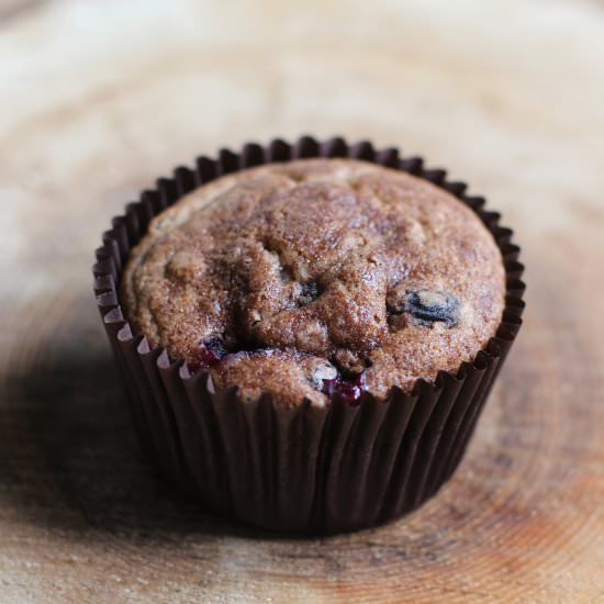 Dessert For One: Blueberry Muffin