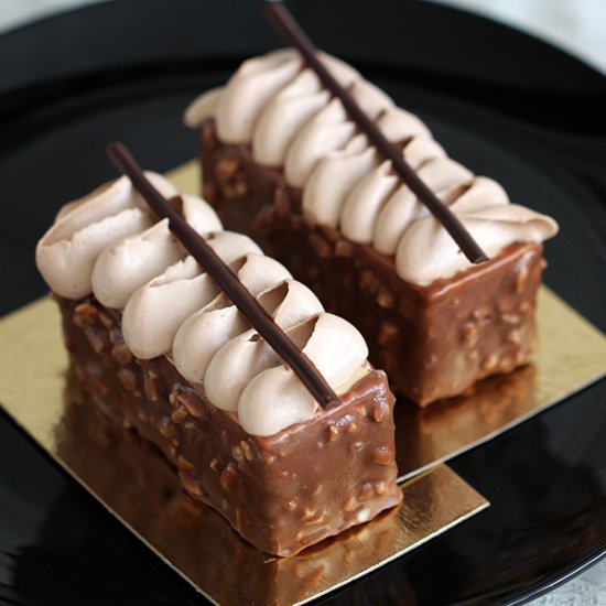 Caramel and Chocolate Entremet