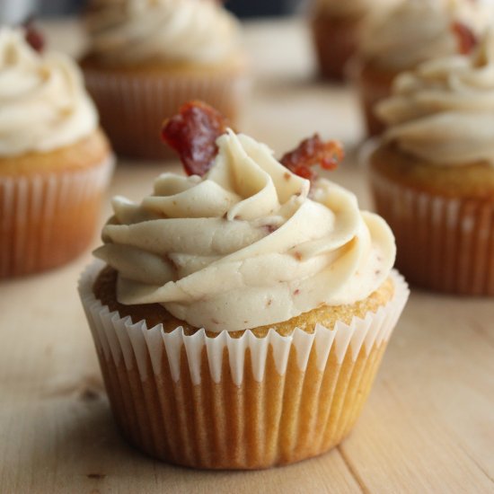 Maple Bacon Cupcakes