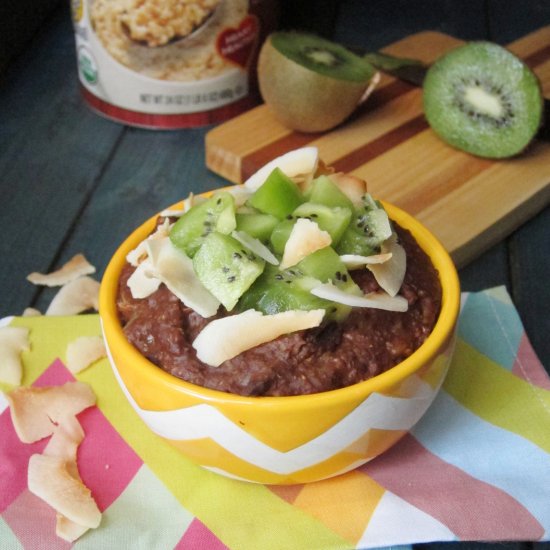 Kiwi Coconut Fudge Oatmeal