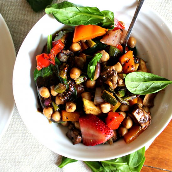 Balsamic Chickpea Salad