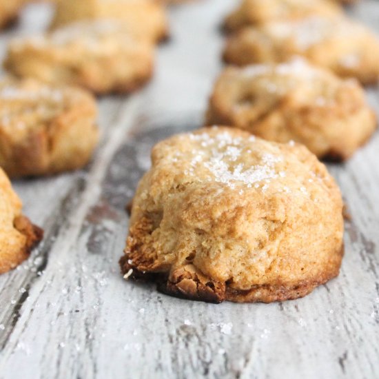 Mini Lemon White Chocolate Scones