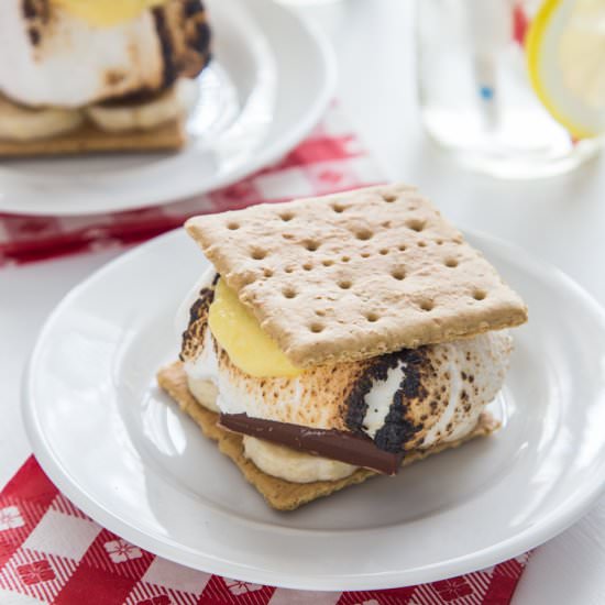 Banana Cream Pie S’mores