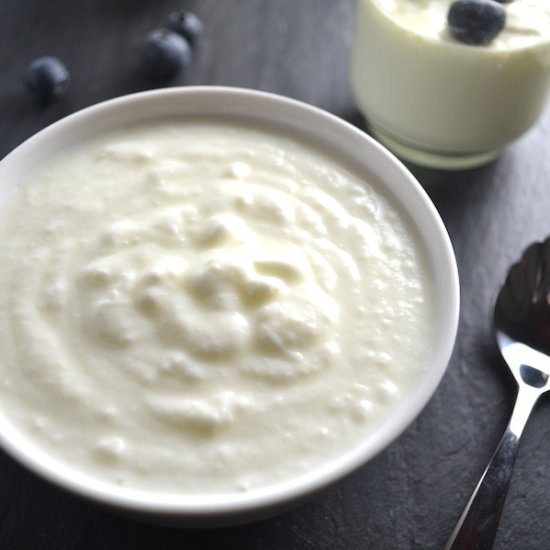 Homemade Raw Milk Yogurt