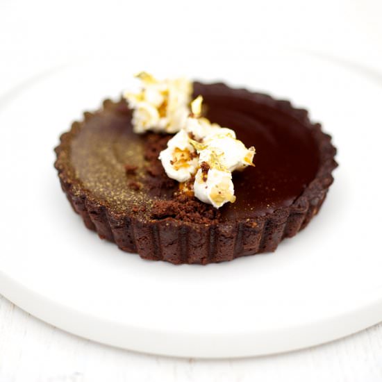 Salted Caramel Chocolate Tart