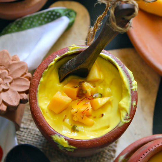 Mango Shrikhand (Mango Yogurt)