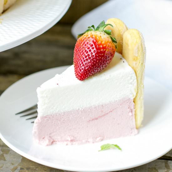 Strawberry Charlotte Cake