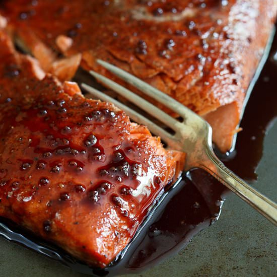 Tart Cherry Glazed Salmon