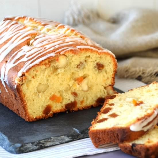 Yogurt Loaf with Apricots and Nuts