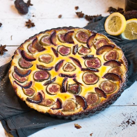 Fig and Plum Tart