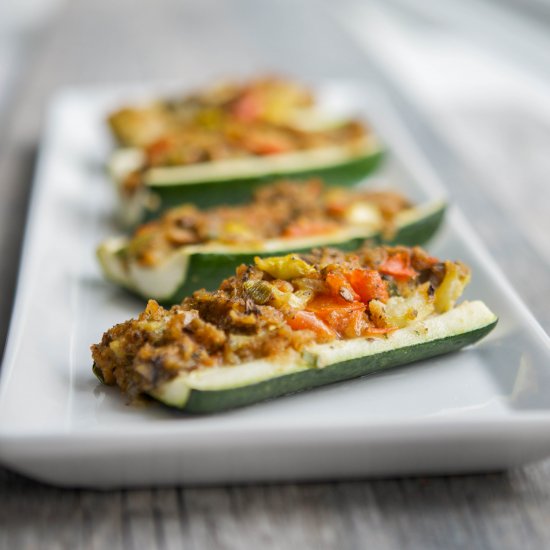 Stuffed Zucchini Boats