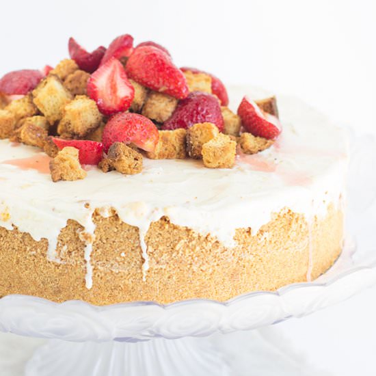 Strawberry Shortcake Cheesecake