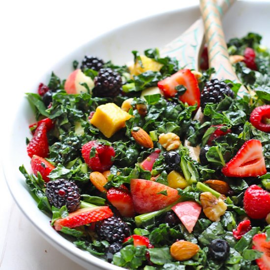 The Best Kale Summer Salad