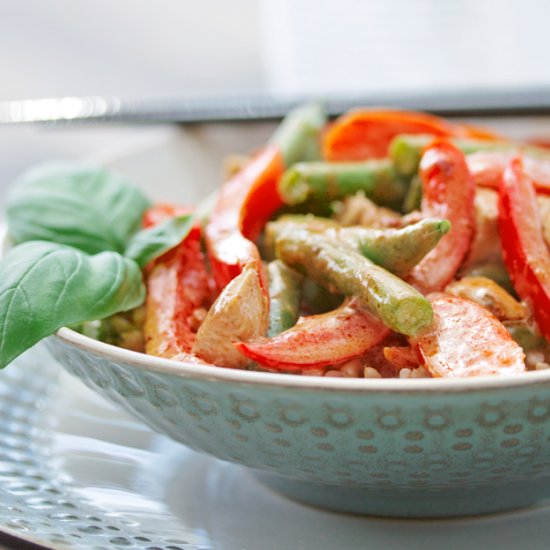 Thai Red Curry with Chicken