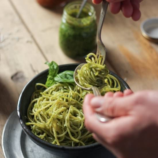 Basil and Sun Dried Tomato Pesto