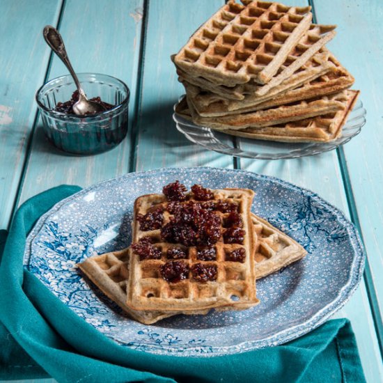 Buckwheat and Millet Waffles