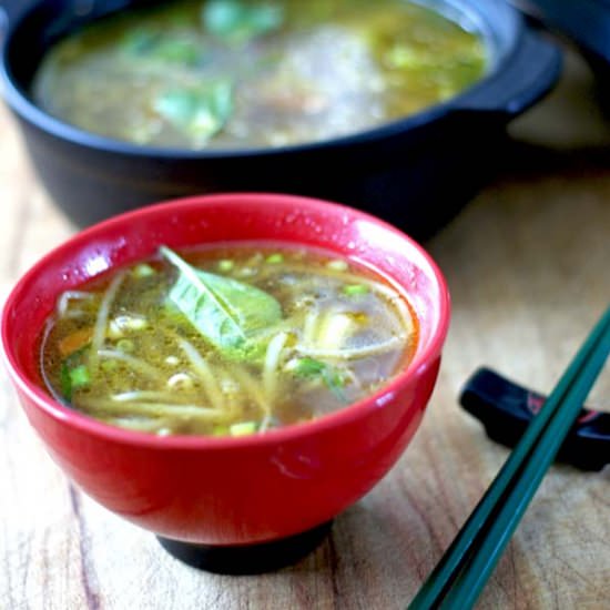 Hot Pot Soup Vietnamese style