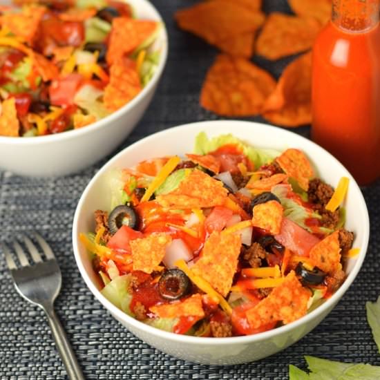 Taco Salad with Doritos