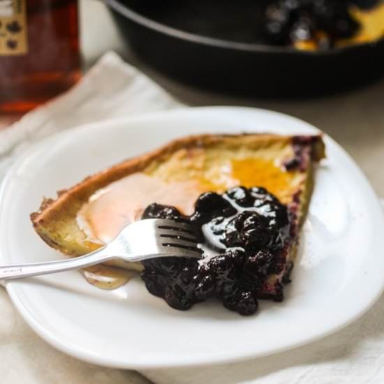 Blueberry Lemon Dutch Baby