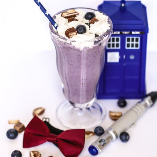 Doctor Who Candy Bar Shakes