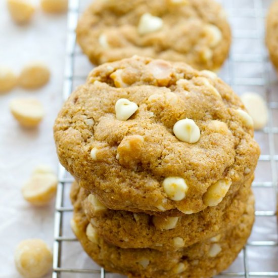 White Chocolate Macadamia Cookies