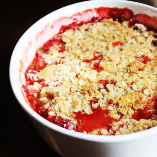 Strawberry Rhubarb Crisp