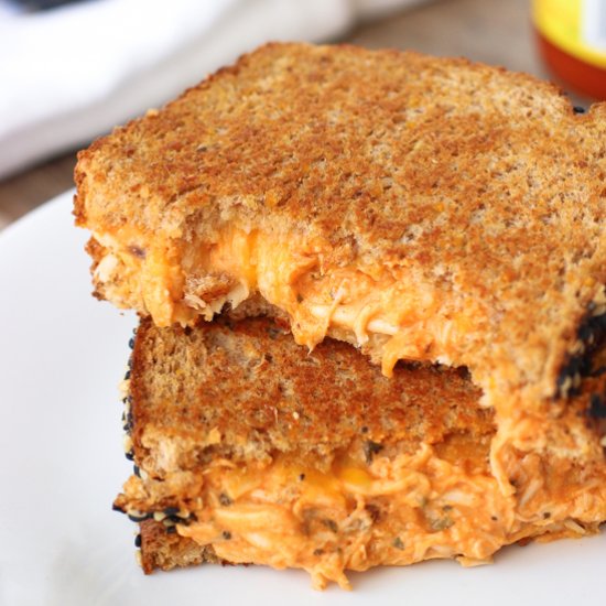 Buffalo Chicken Grilled Cheese