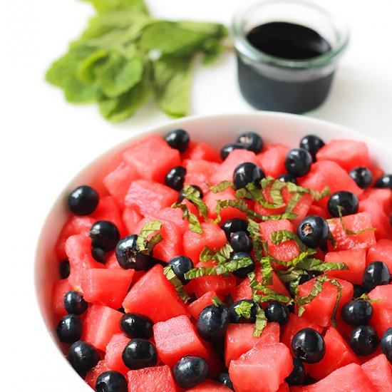 Watermelon & Blueberry Salad